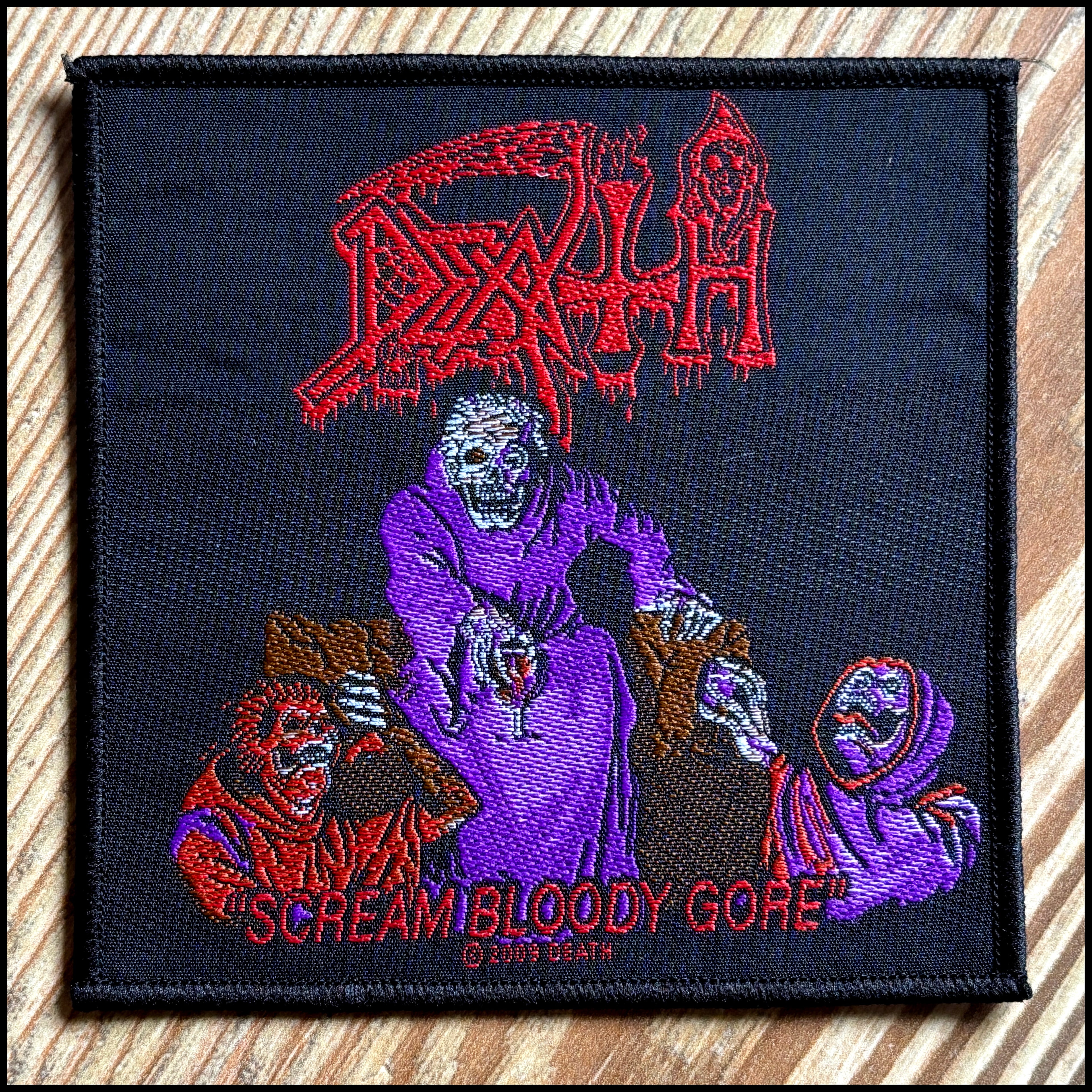 DEATH: official SCREAM BLOODY GORE patch