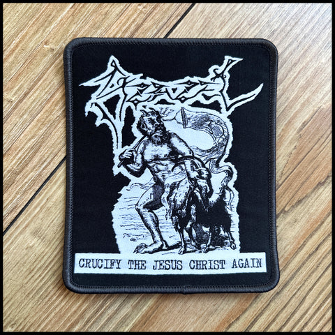 Official deluxe AZAZEL: CRUCIFY THE JESUS CHRIST AGAIN patch