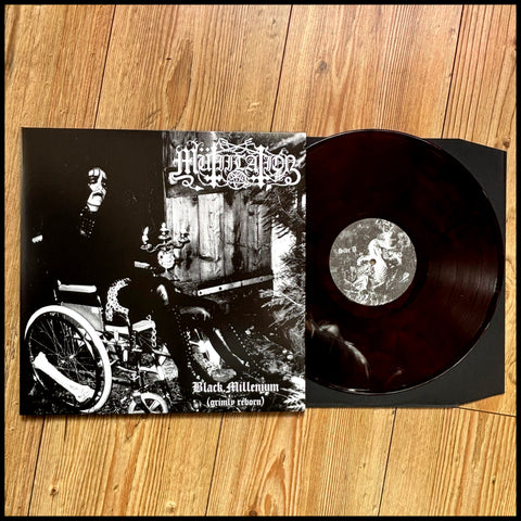 MUTIILATION: Black Millenium (Grimly Reborn) LP (ltd. edition bloodred with black marble vinyl)