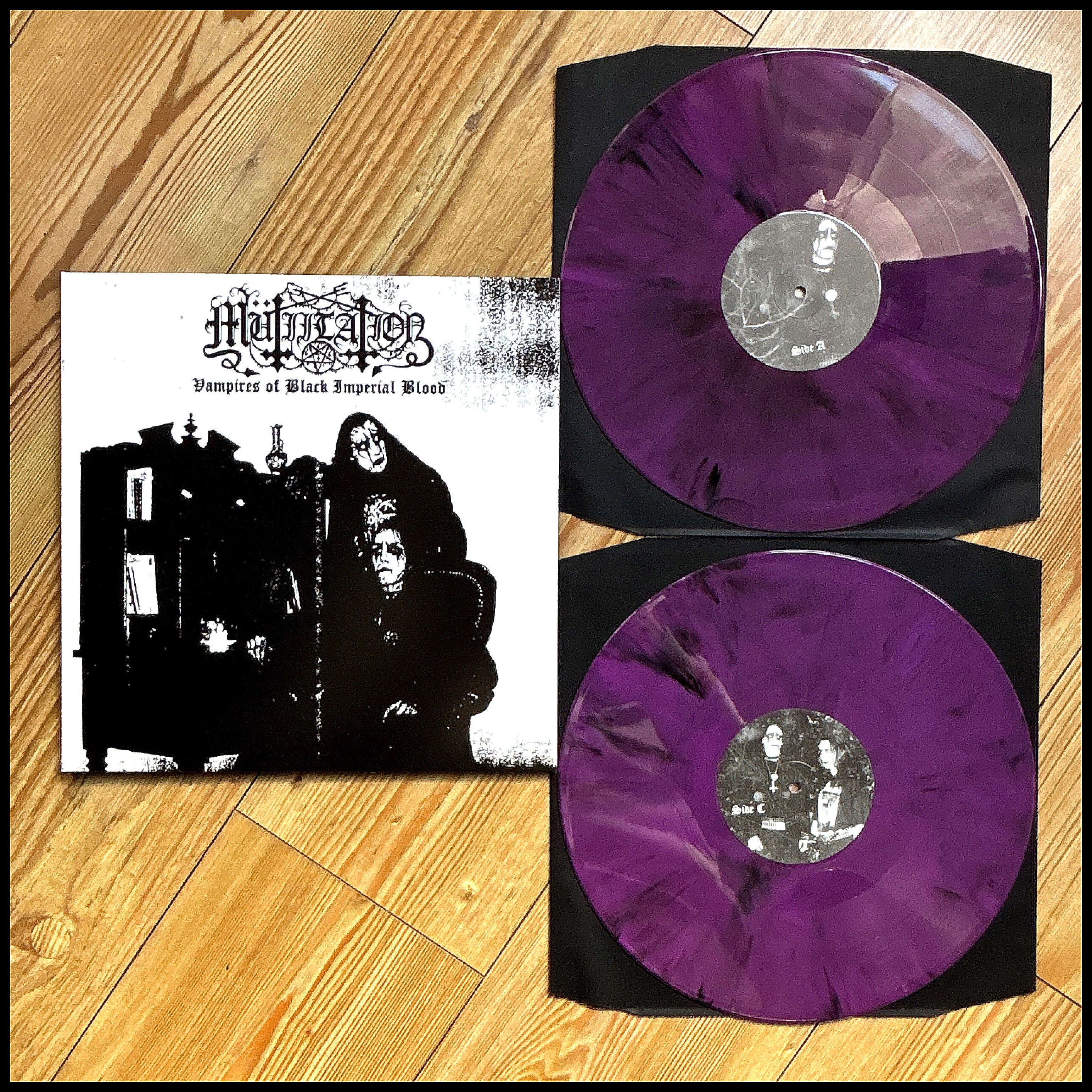 MÜTIILATION: Vampires of Black Imperial Blood 2 x LP (gatefold, the killer debut album on purple with black marble double vinyl) *new*