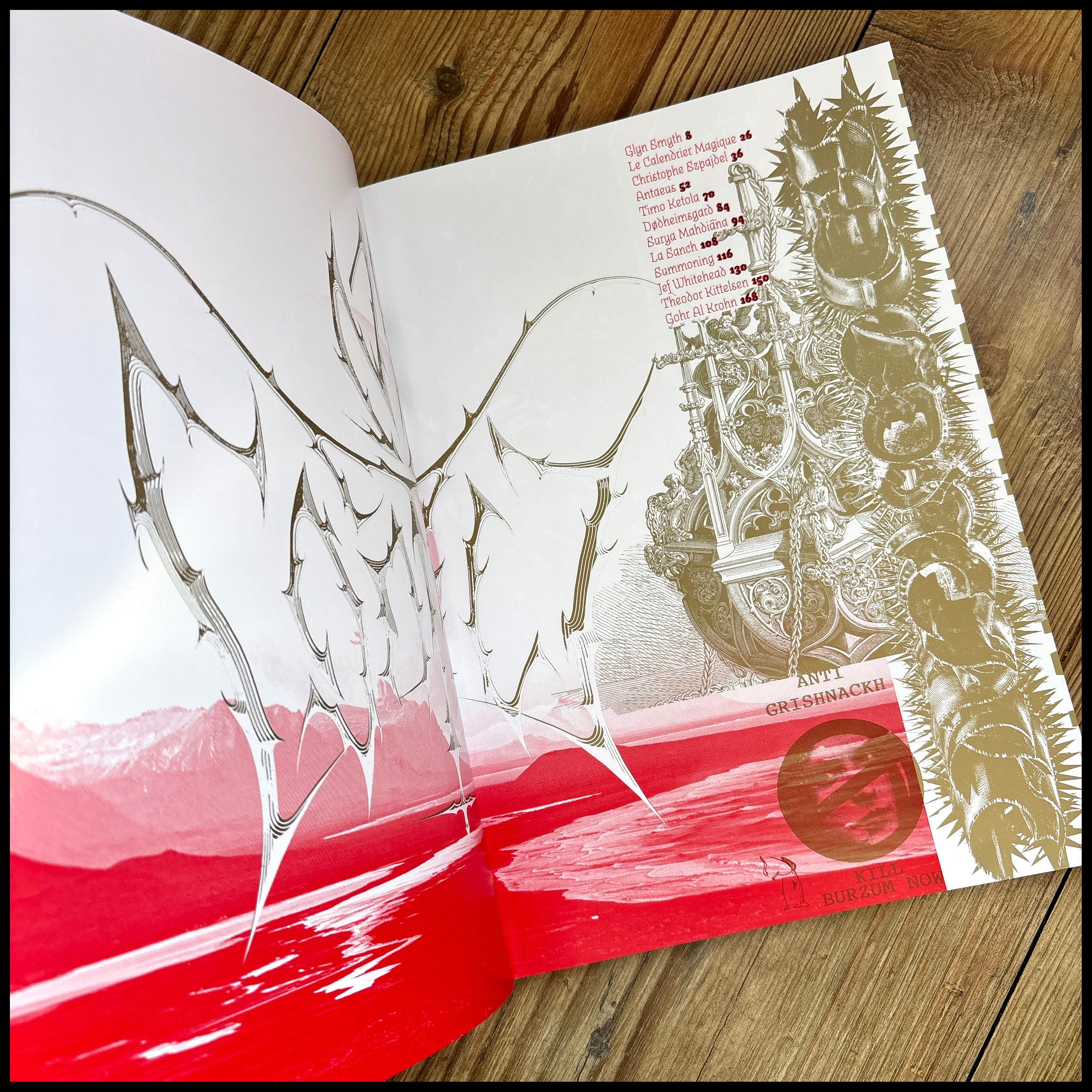 NO CONTACT #2 large book by Metastazis/Valnoir (art and black