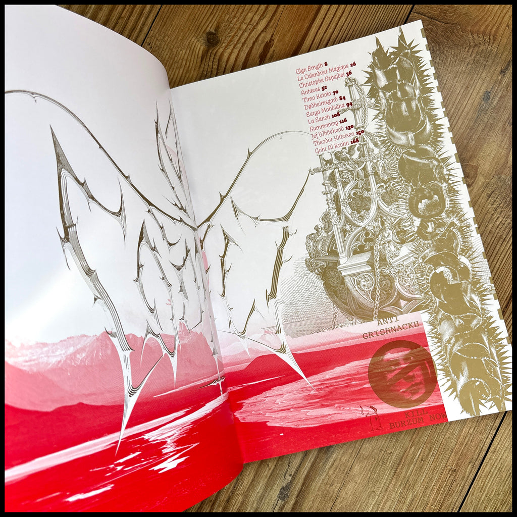 NO CONTACT #3 large book by Metastazis/Valnoir (art & black metal, Summoning, DHG, Antaeus)