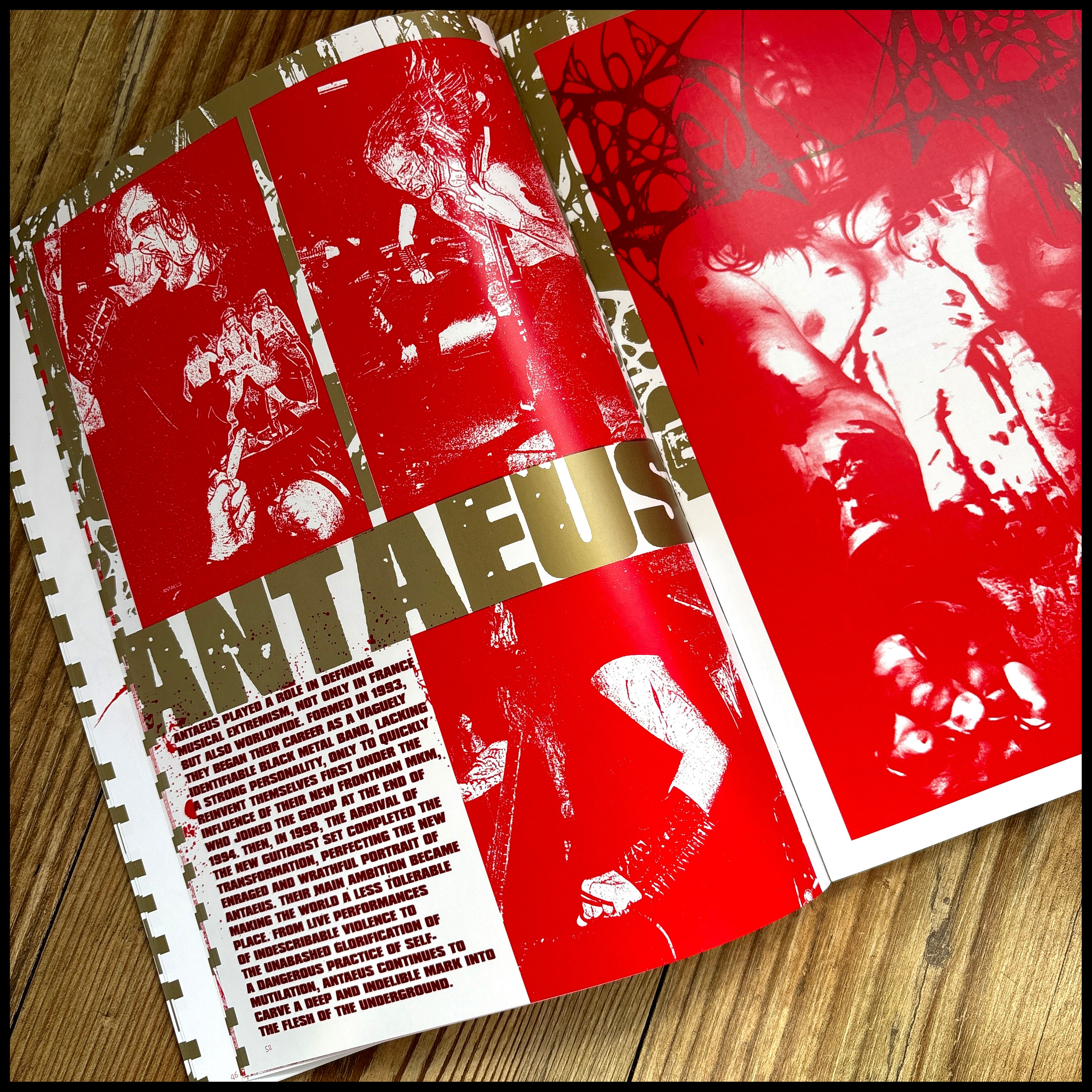 NO CONTACT #3 large book by Metastazis/Valnoir (art & black metal, Summoning, DHG, Antaeus)