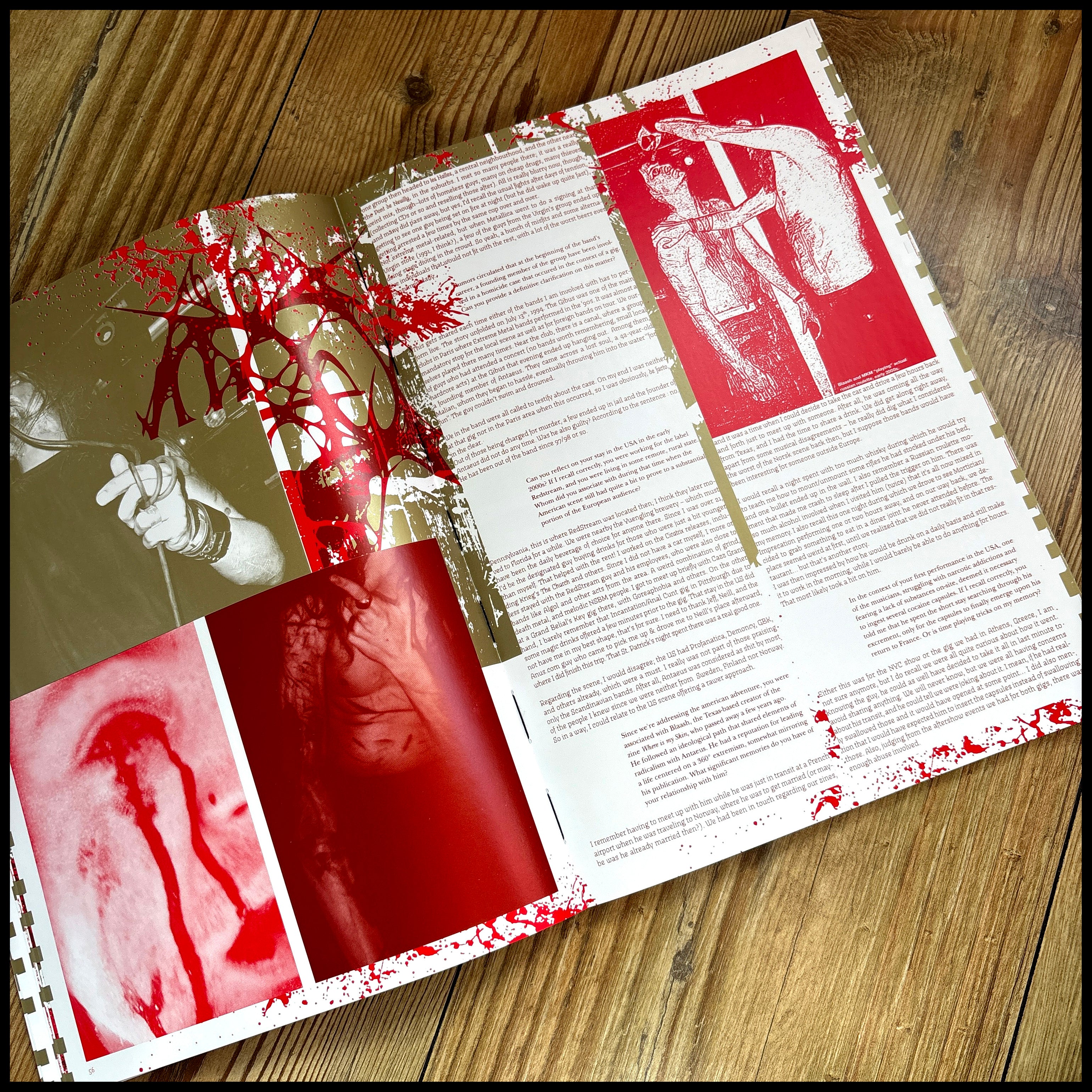 NO CONTACT #3 large book by Metastazis/Valnoir (art & black metal, Summoning, DHG, Antaeus)