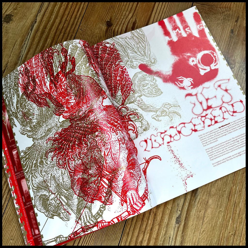 NO CONTACT #3 large book by Metastazis/Valnoir (art & black metal, Summoning, DHG, Antaeus)