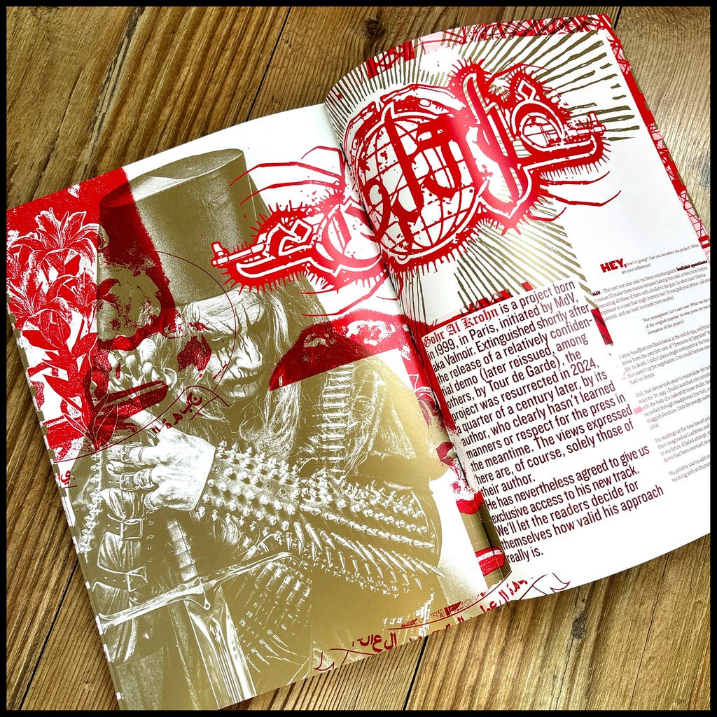 NO CONTACT #3 large book by Metastazis/Valnoir (art & black metal, Summoning, DHG, Antaeus)
