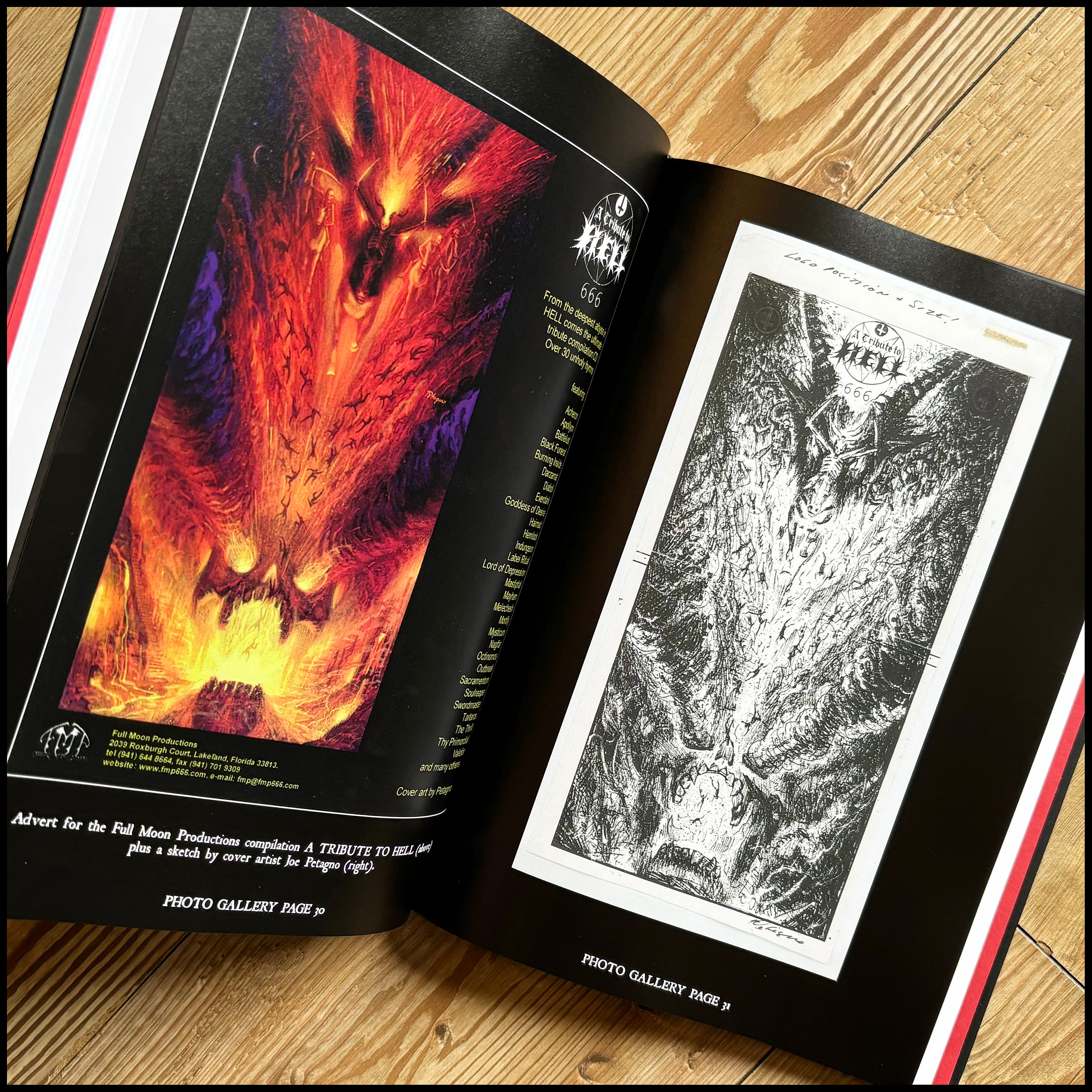 SALE:  PETRIFIED: UNDER THE FULL MOON large hardback (imperfect/ex-display) + patch