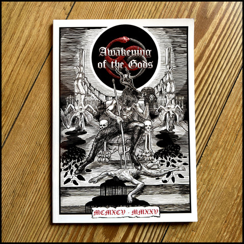 AWAKENING OF THE GODS mini-book (90s zine material feat. Kawir, Decayed, Sarnath, Mortuary Drape, Therion, Nuclear Death etc)