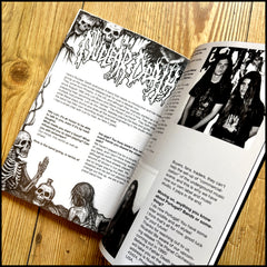 AWAKENING OF THE GODS mini-book (90s zine material feat. Kawir, Decayed, Sarnath, Mortuary Drape, Therion, Nuclear Death etc)