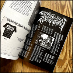 AWAKENING OF THE GODS mini-book (90s zine material feat. Kawir, Decayed, Sarnath, Mortuary Drape, Therion, Nuclear Death etc)