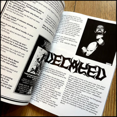 AWAKENING OF THE GODS mini-book (90s zine material feat. Kawir, Decayed, Sarnath, Mortuary Drape, Therion, Nuclear Death etc)