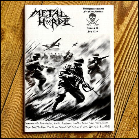 METAL HORDE fanzine issue 32 (Grave Miasma, Cryptworm and many more)