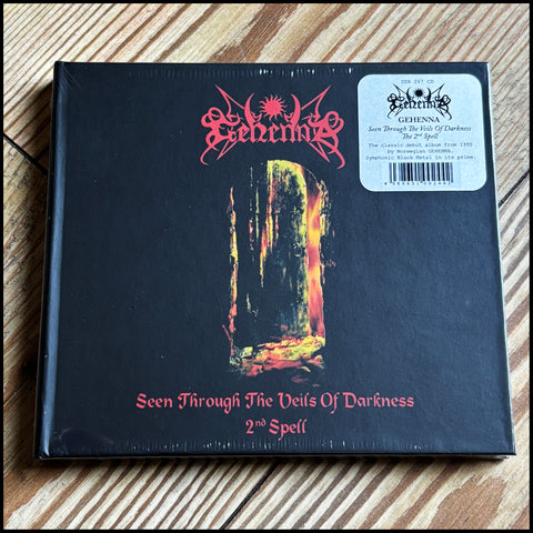 GEHENNA: Seen Through the Veils of Darkness (Second Spell) CD hardcover digibook