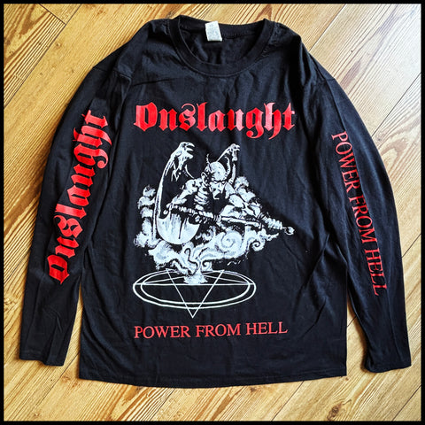 ONSLAUGHT: POWER FROM HELL longsleeve shirt