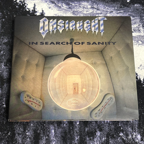 ONSLAUGHT: IN SEARCH OF SANITY double CD *preowned/ex-display/collectible, excellent condition*