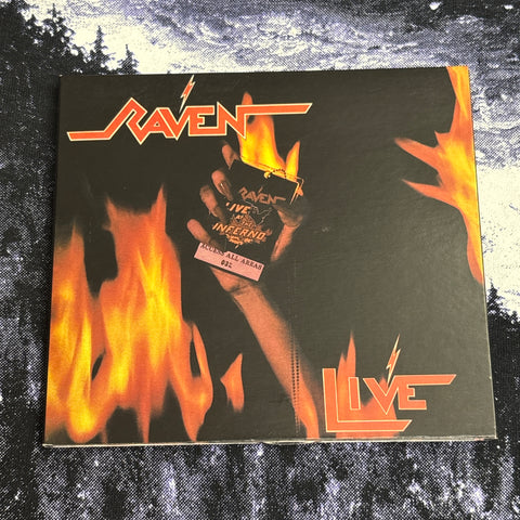 RAVEN: LIVE AT THE INFERNO CD *preowned/ex-display/collectible, excellent condition*