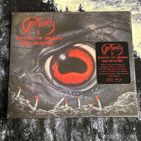 OBITUARY: CAUSE OF DEATH - LIVE INFECTION CD *new and sealed*