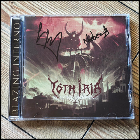 YOTH IRIA: Blazing Inferno CD  *new, signed*