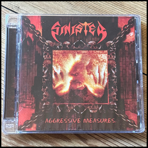 SINISTER: Aggressive Measures CD (essential 90s Dutch death metal) *new, sealed*