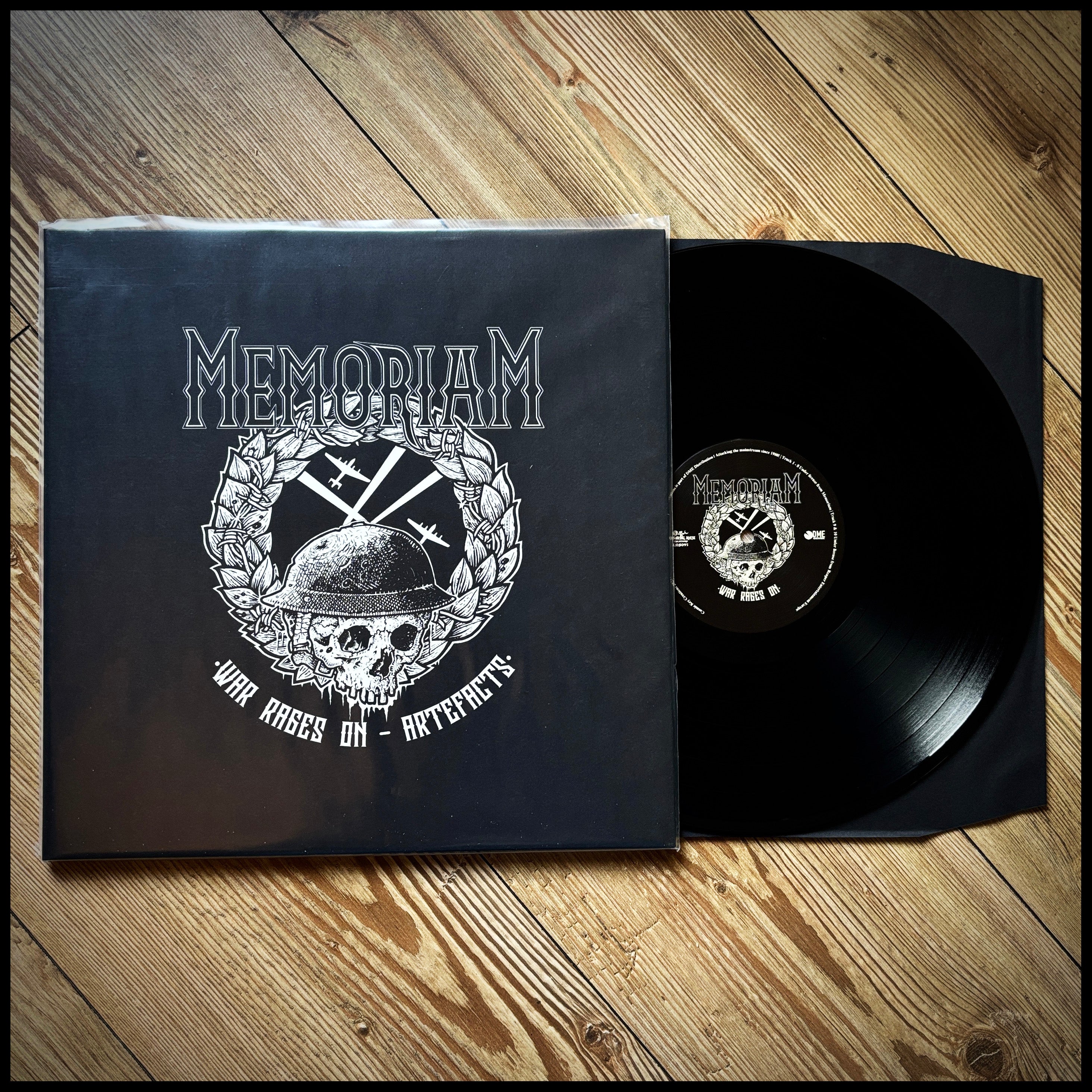 MOVING SALE: MEMORIAM: WAR RAGES ON - ARTEFACTS LP (black vinyl, rarities collection, limited to 250) *new*