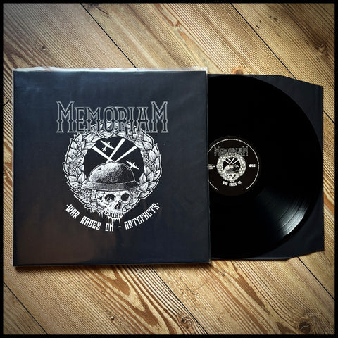 MEMORIAM: WAR RAGES ON - ARTEFACTS LP (black vinyl, rarities collection, limited to 250) *new*