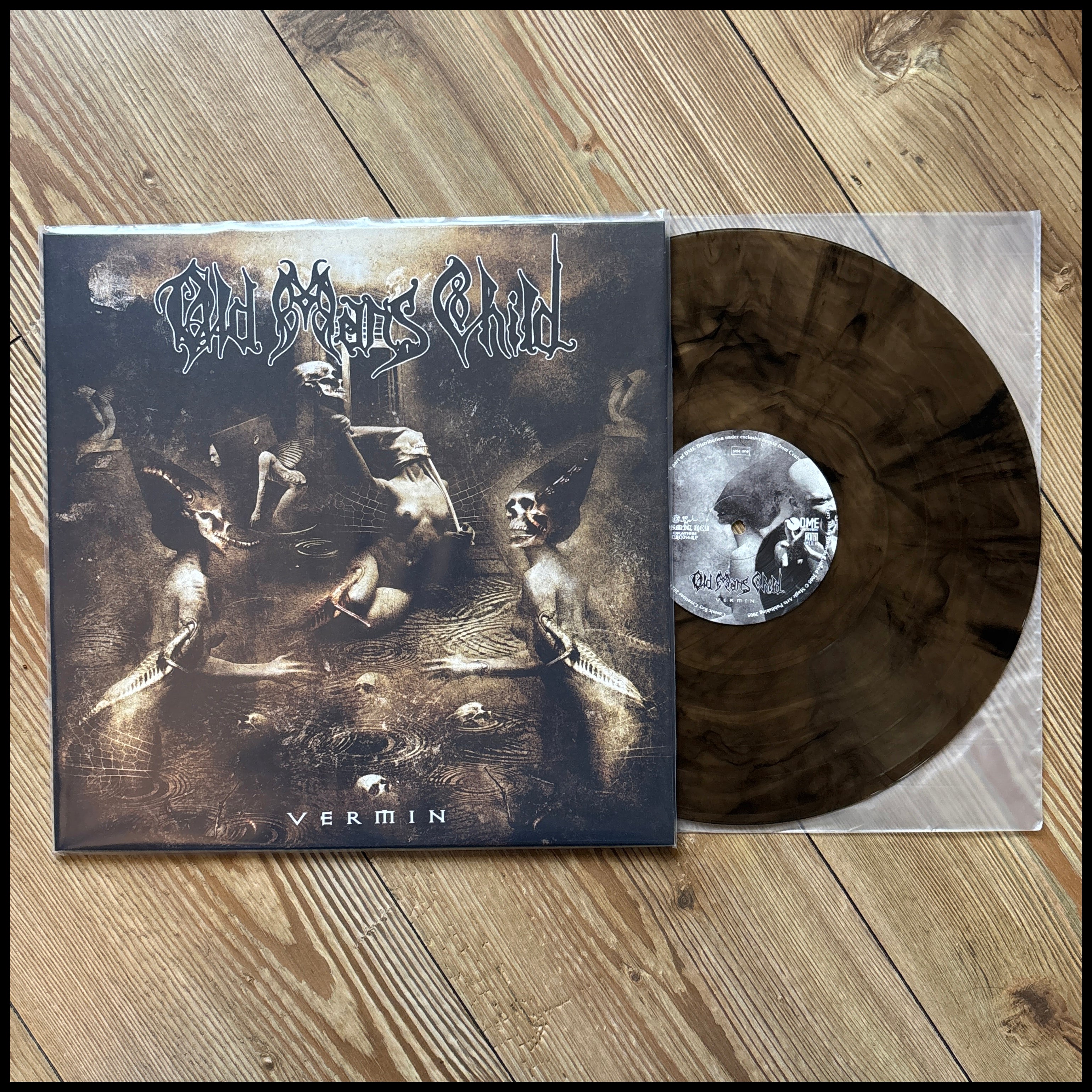 OLD MAN'S CHILD: Vermin LP (beer with black smoke vinyl, limited) *new*