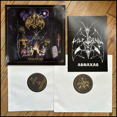 HOLY DEATH: Abraxas 2LP (deluxe double vinyl, cult Polish black metal from 1994)