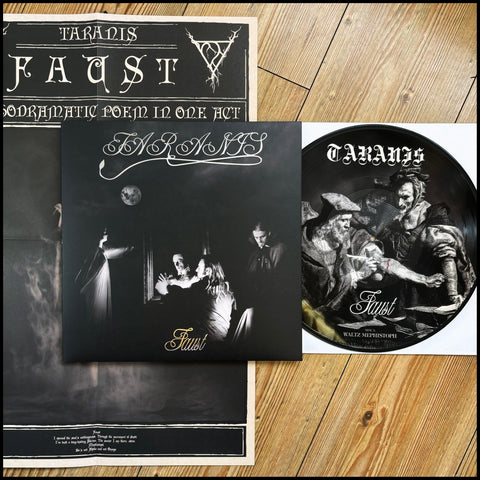 TARANIS: Faust picture LP (classic Polish black metal from 1995, picture vinyl, gatefold sleeve,poster, insert)