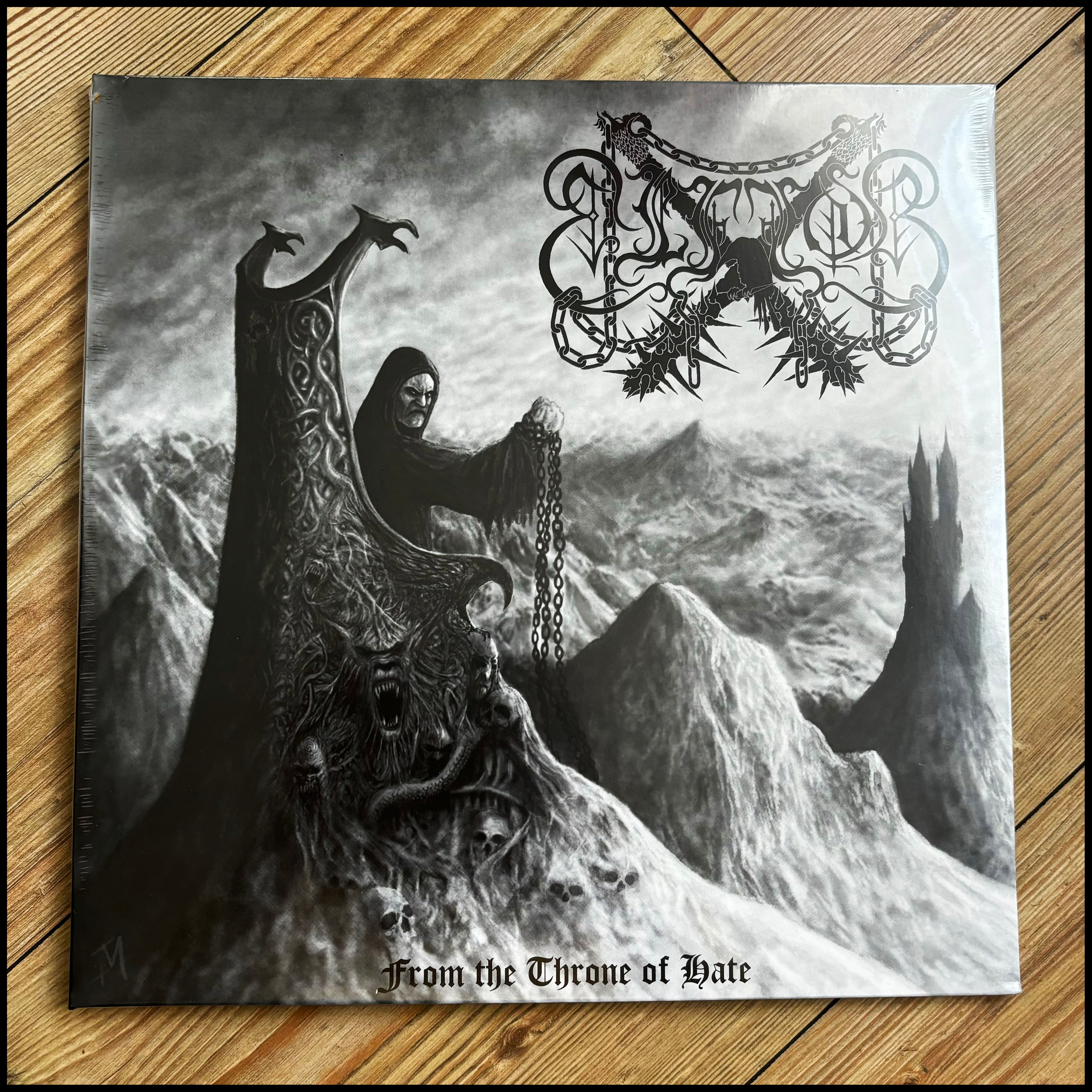 ELFFOR: From the Throne of Hate LP (black vinyl, third album by the respected atmospheric BM/dungeon synth artist, remastered/rerecorded) *new, sealed*