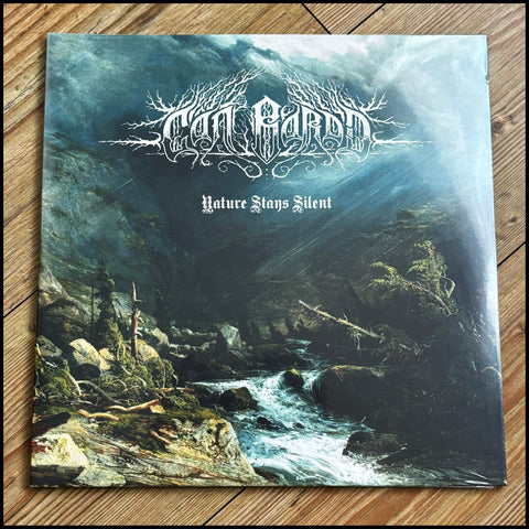 CÂN BARDD: Nature Stays Silent 2LP (double blue/white/black splatter vinyl, superb atmospheric folk/black metal)