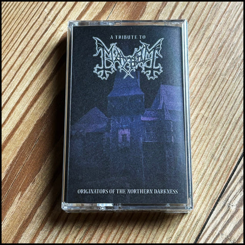 TRIBUTE TO MAYHEM: Originators of Northern Darkness cassette (feat. Emperor, Gorgoroth, Absu, Immortal...)