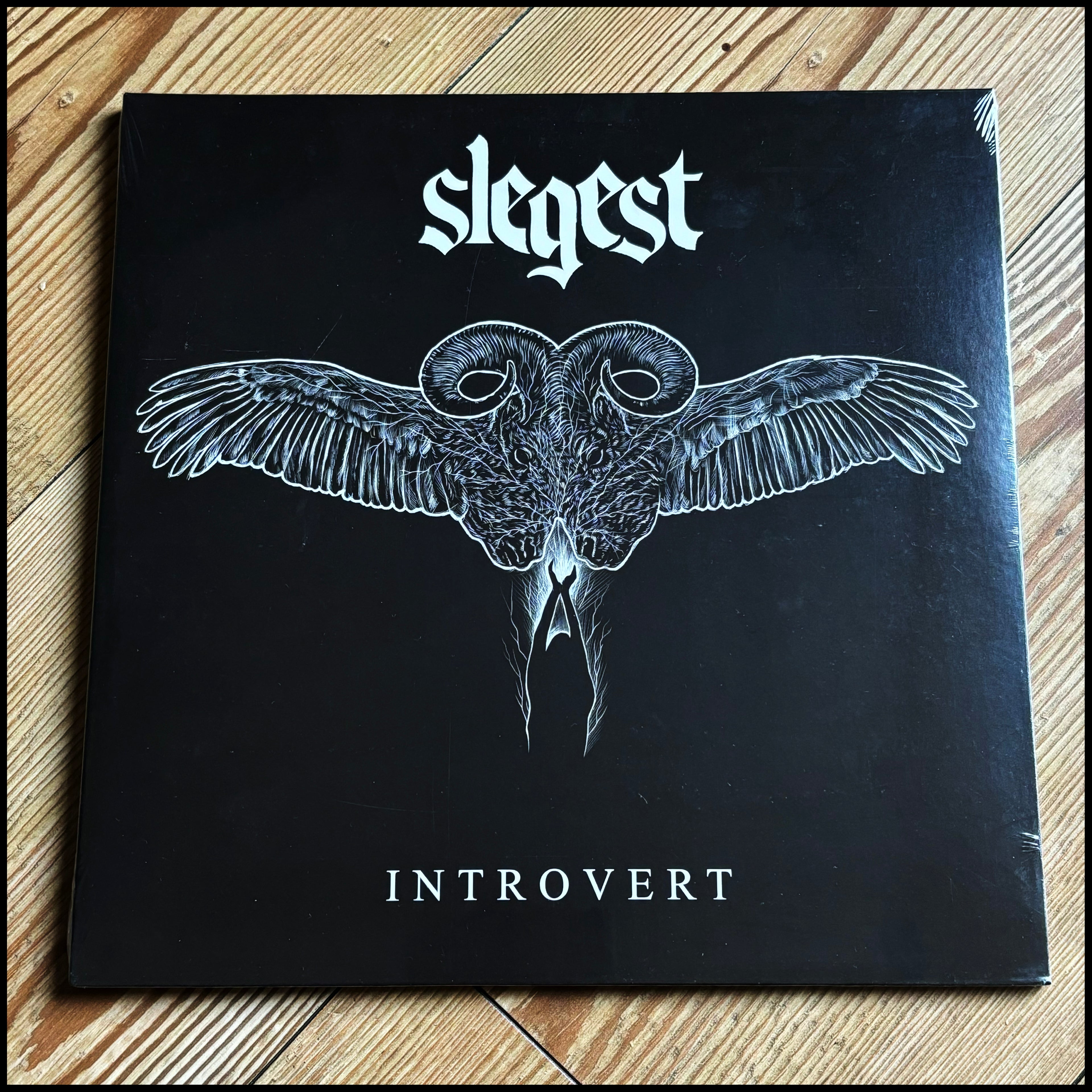 SLEGEST: Introvert LP (black/white vinyl, ex-Vreid, doom/black metal from Norway) *new, sealed*