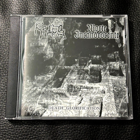 Krieg / Morte Incandescente ‎– Death Glorification CD *preowned/collectible, as new condition*