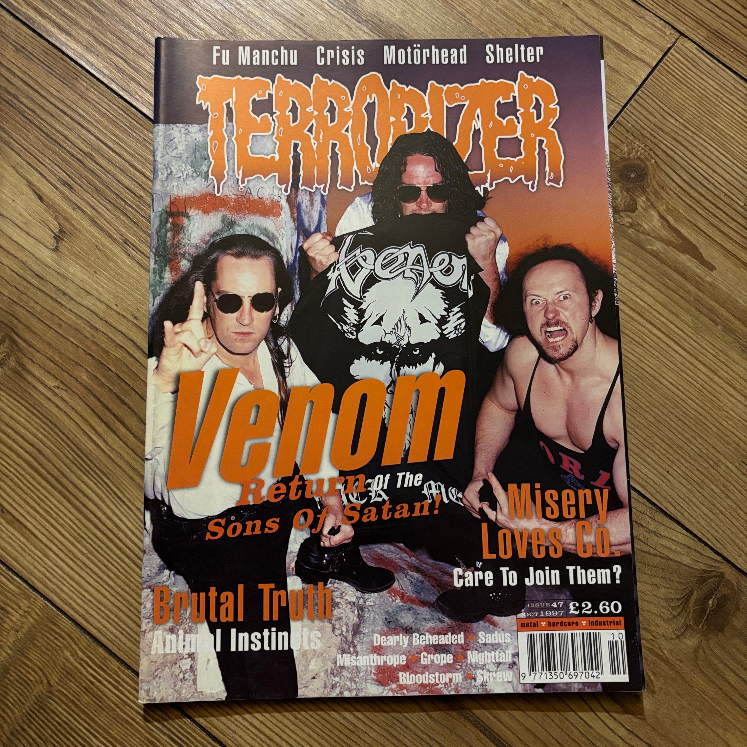 TERRORIZER magazine sale (early issues, 1-50) *rare* – CultNeverDies