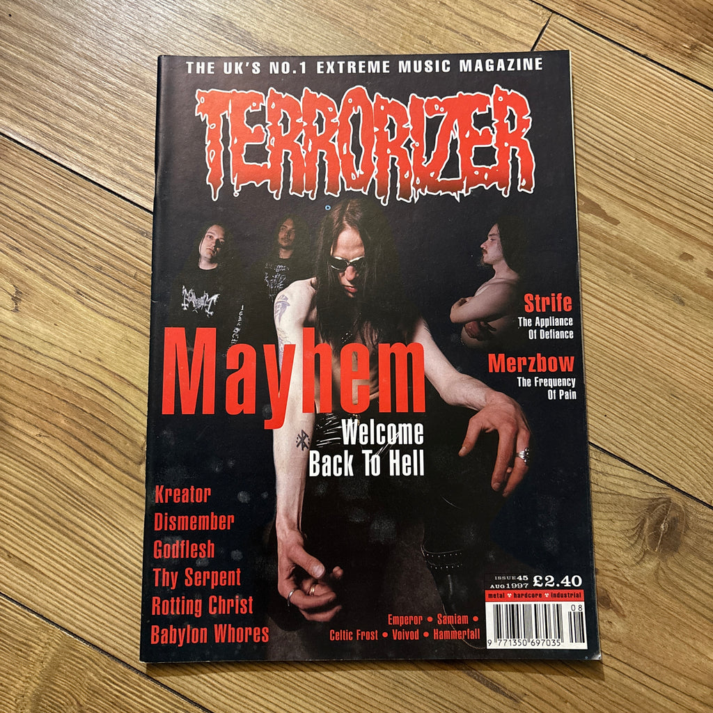 TERRORIZER magazine sale (early issues, 1-50) *rare*
