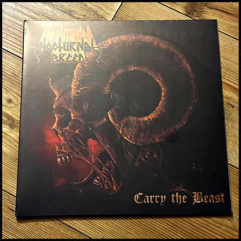 NOCTURNAL BREED: CARRY THE BEAST LP (NORDIC BLACK THRASH ON TRANSPARENT RED VINYL)  *new and sealed*