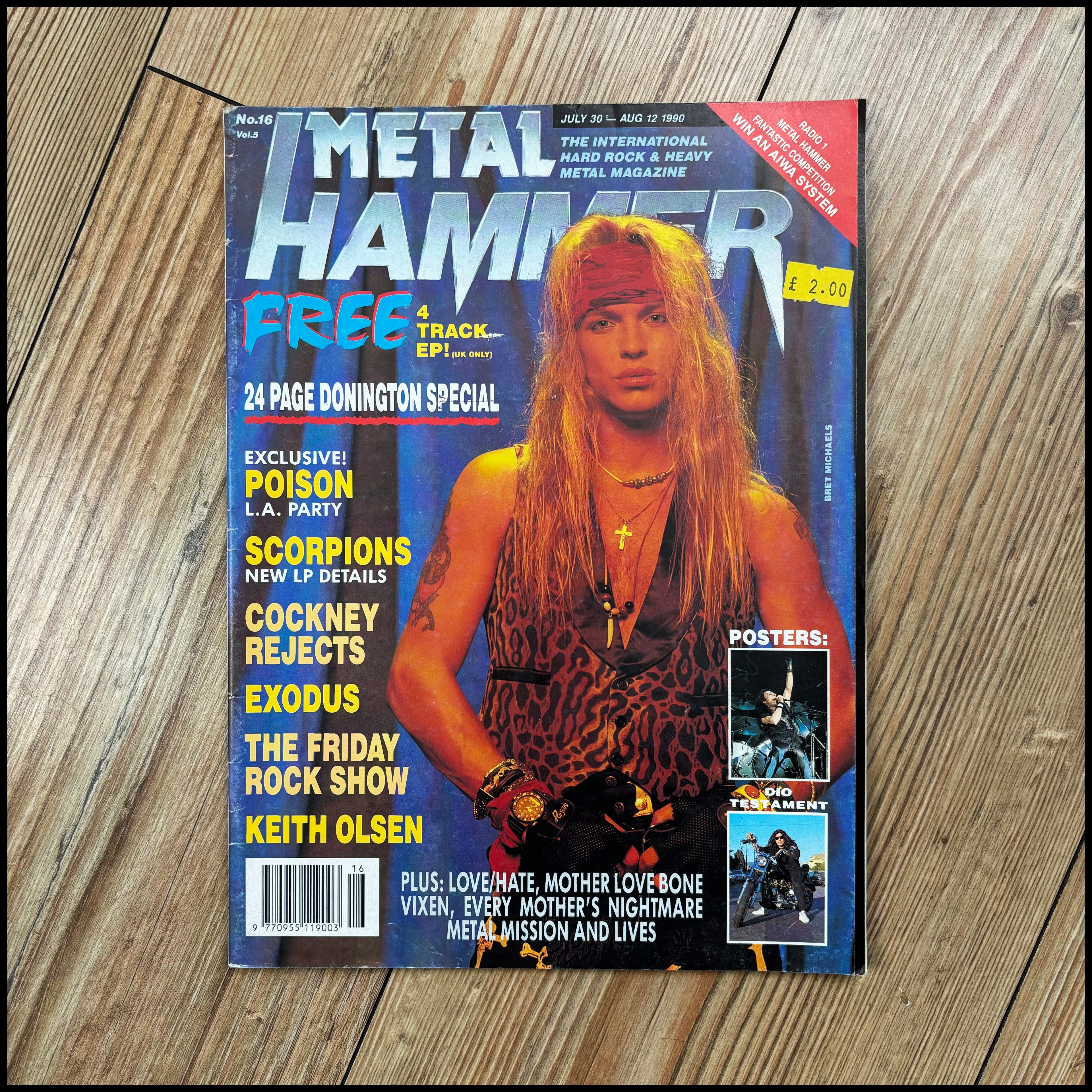 MOVING SALE: METAL HAMMER magazine (mostly late 80s/early 90s. Multiple issues, periodically restocked)