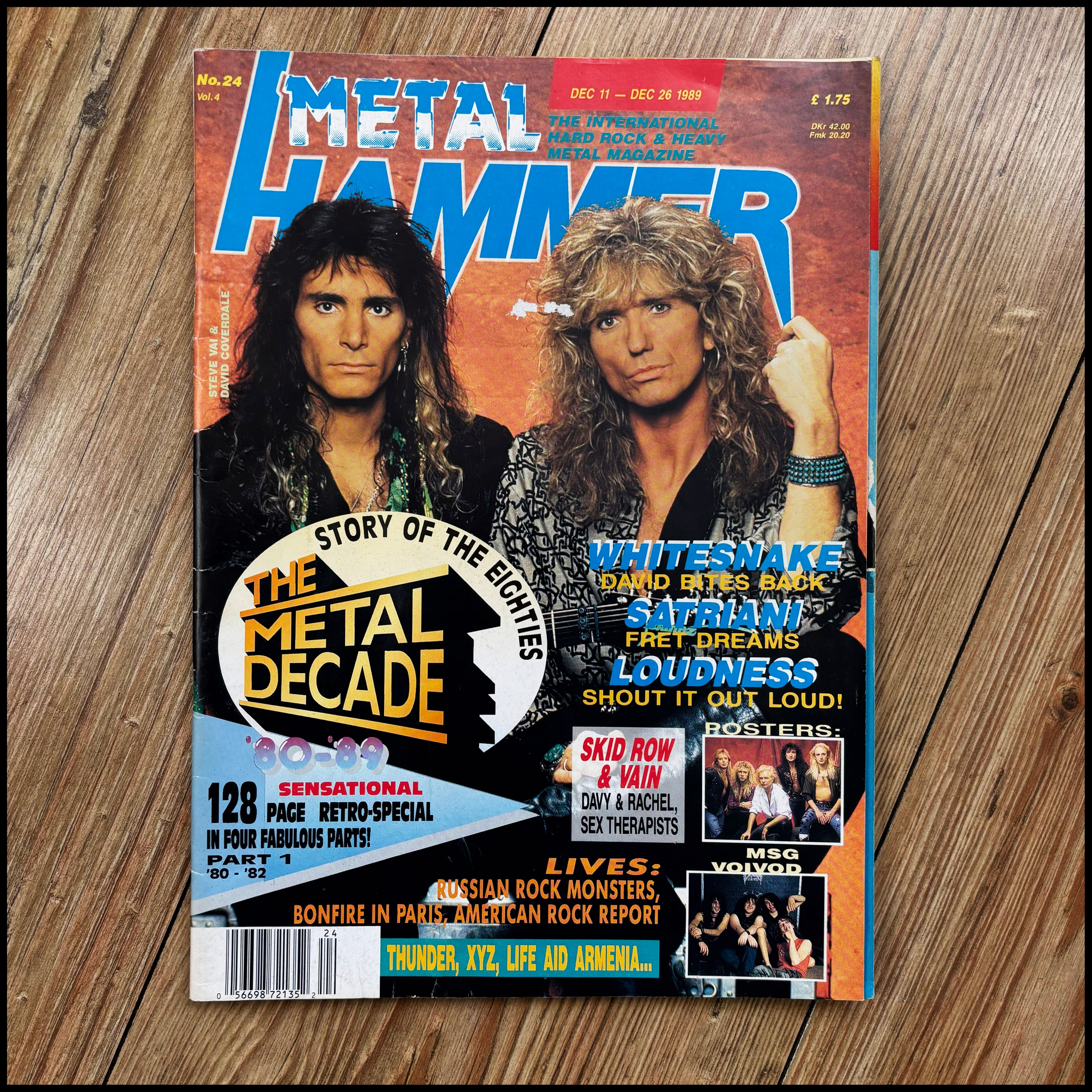 MOVING SALE: METAL HAMMER magazine (mostly late 80s/early 90s. Multiple issues, periodically restocked)