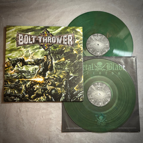 Bolt Thrower ‎– Honour - Valour - Pride double LP (Clear Light Green Smoke vinyl, 2021)  *preowned/collectible, excellent condition*