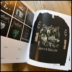 ARMA CHRISTI: BLACK METAL APPAREL FROM THE 20TH CENTURY hardback **inc book plate marked in author's own blood!**