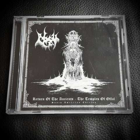 Absu ‎– The Temples Of Offal / Return Of The Ancients CD  *Preowned/collectible. Excellent condition*