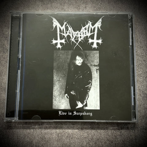 Mayhem ‎– Live In Sarpsborg CD and DVD  *Preowned/collectible. Excellent condition*