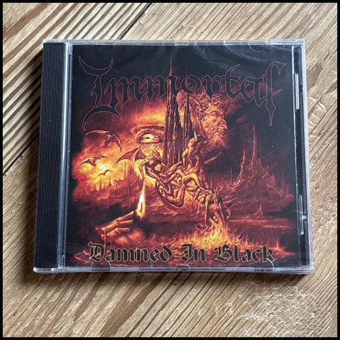IMMORTAL: DAMNED IN BLACK CD  *new, sealed*
