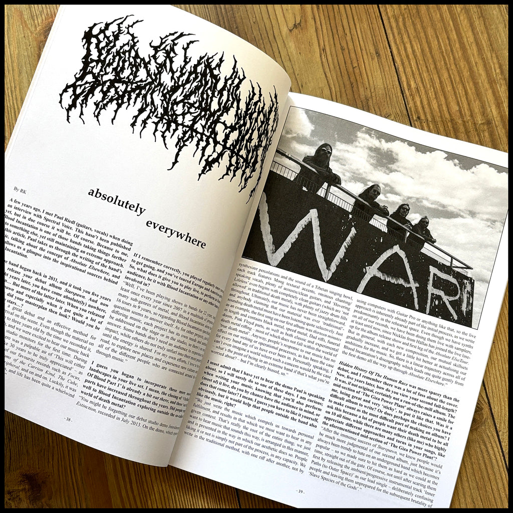 IMHOTEP: ISSUE 13 (HUGE interviews with Djevel, Ihsahn, Blood Incantation, Achathras & more)