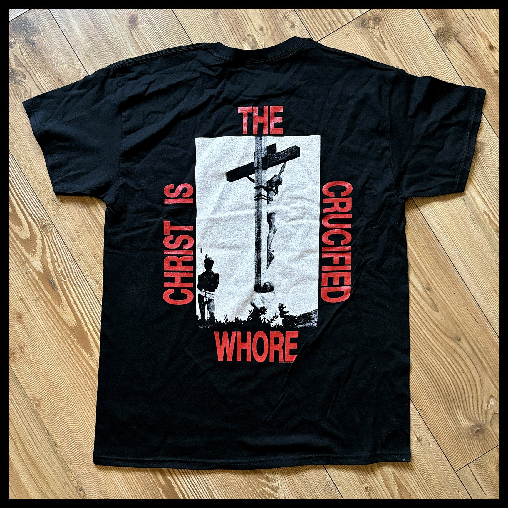 IMPALED NAZARENE: official CRUCIFIED WHORE shirt