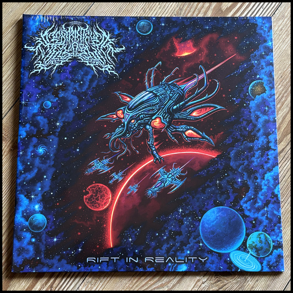 LABYRINTHUS STELLARUM: Rift In Reality LP (red/black marble vinyl, atmospheric cosmic BM ambient) *new, sealed*
