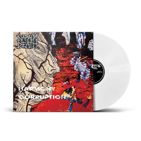 Preorder [November] NAPALM DEATH:  HARMONY CORRUPTION LP (limited white vinyl)