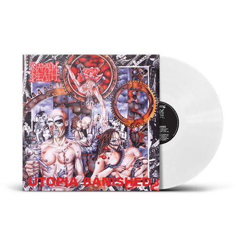 Preorder [November] NAPALM DEATH: UTOPIA BANISHED LP (limited white vinyl)