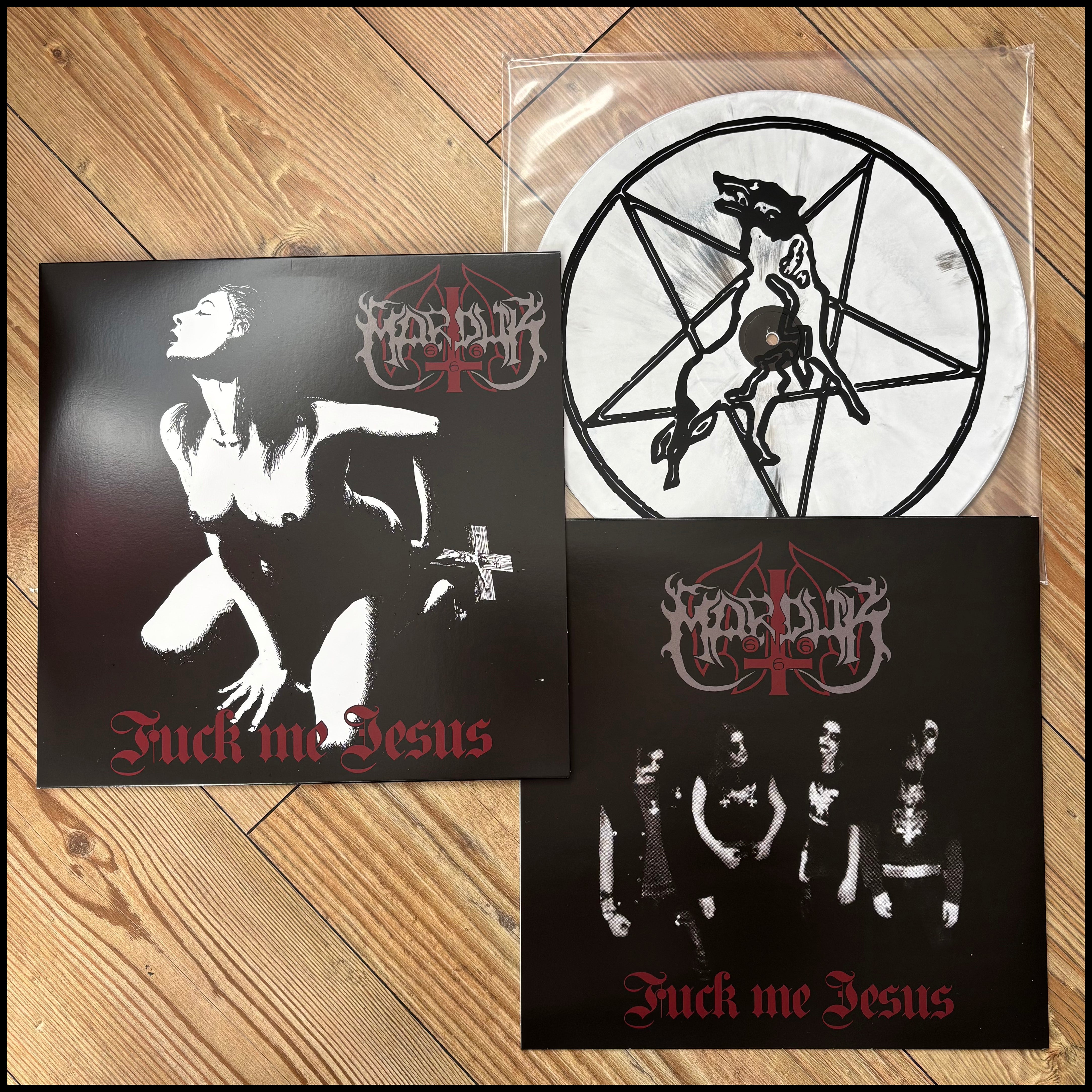 ピクチャーレコード　MARDUK / Fuck Me Jesus MARDUK: Fuck Me Jesus LP (legendary demo on white/black
