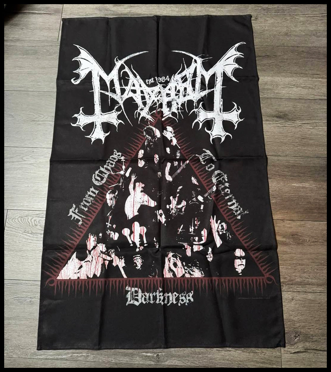 MAYHEM: official flag / textile poster *preowned/rare*